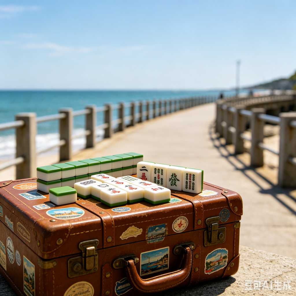 handheld mahjong tiles set